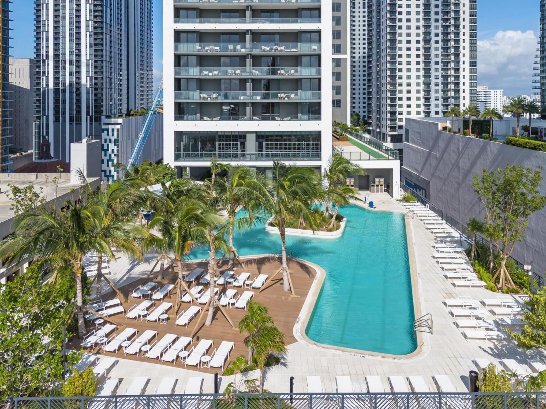Modern 1Br Apartment With Breathtaking Views Heart Of Downtown 迈阿密 外观 照片