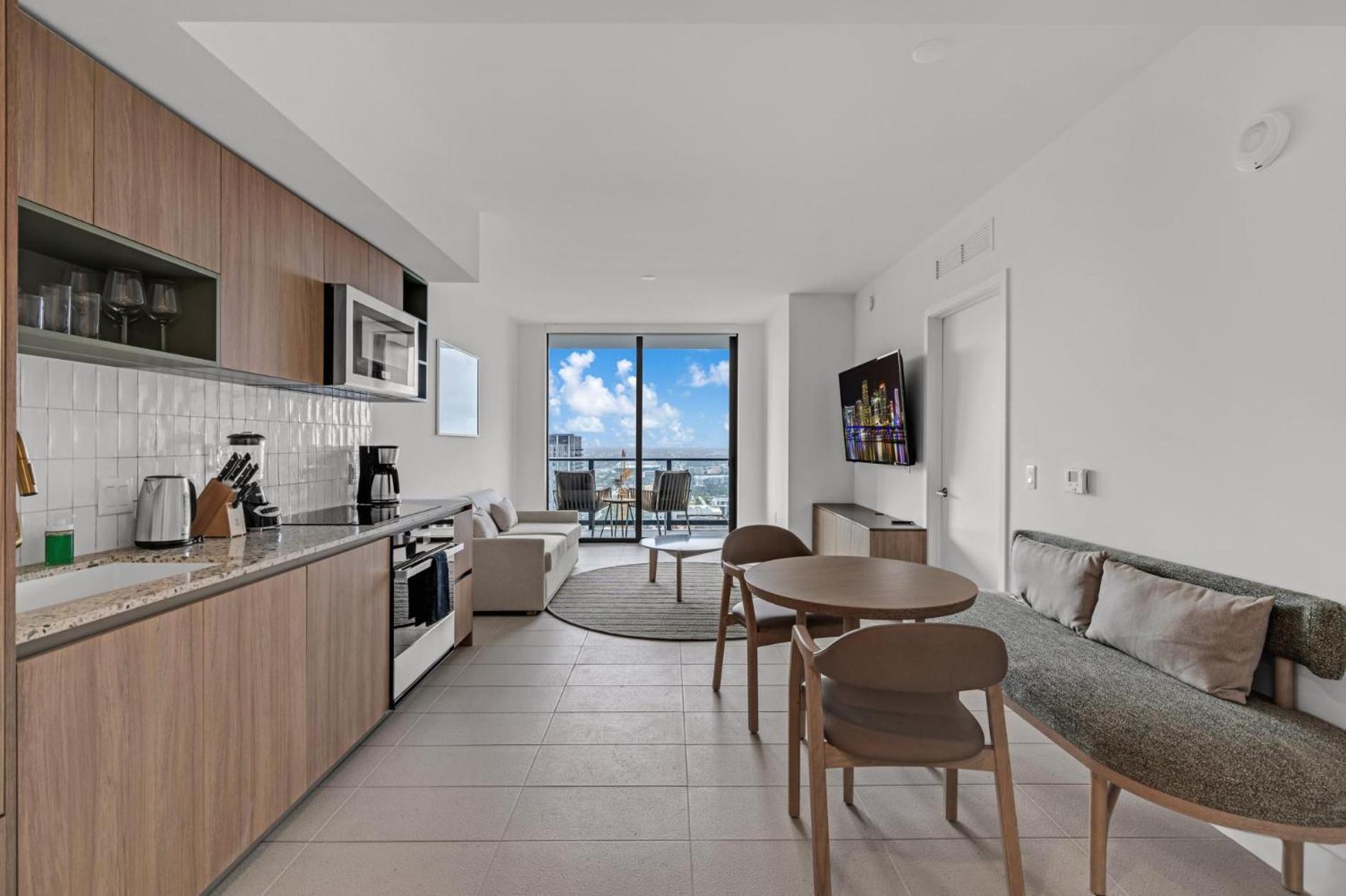 Modern 1Br Apartment With Breathtaking Views Heart Of Downtown 迈阿密 外观 照片