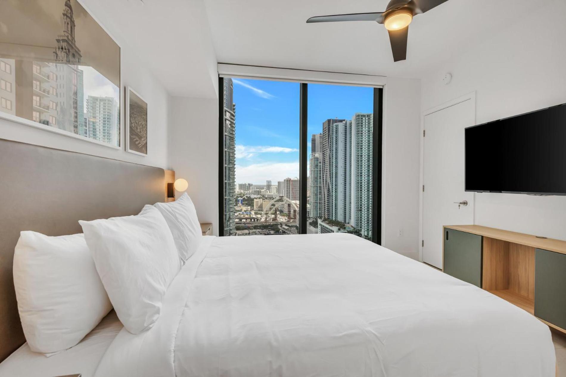 Modern 1Br Apartment With Breathtaking Views Heart Of Downtown 迈阿密 外观 照片